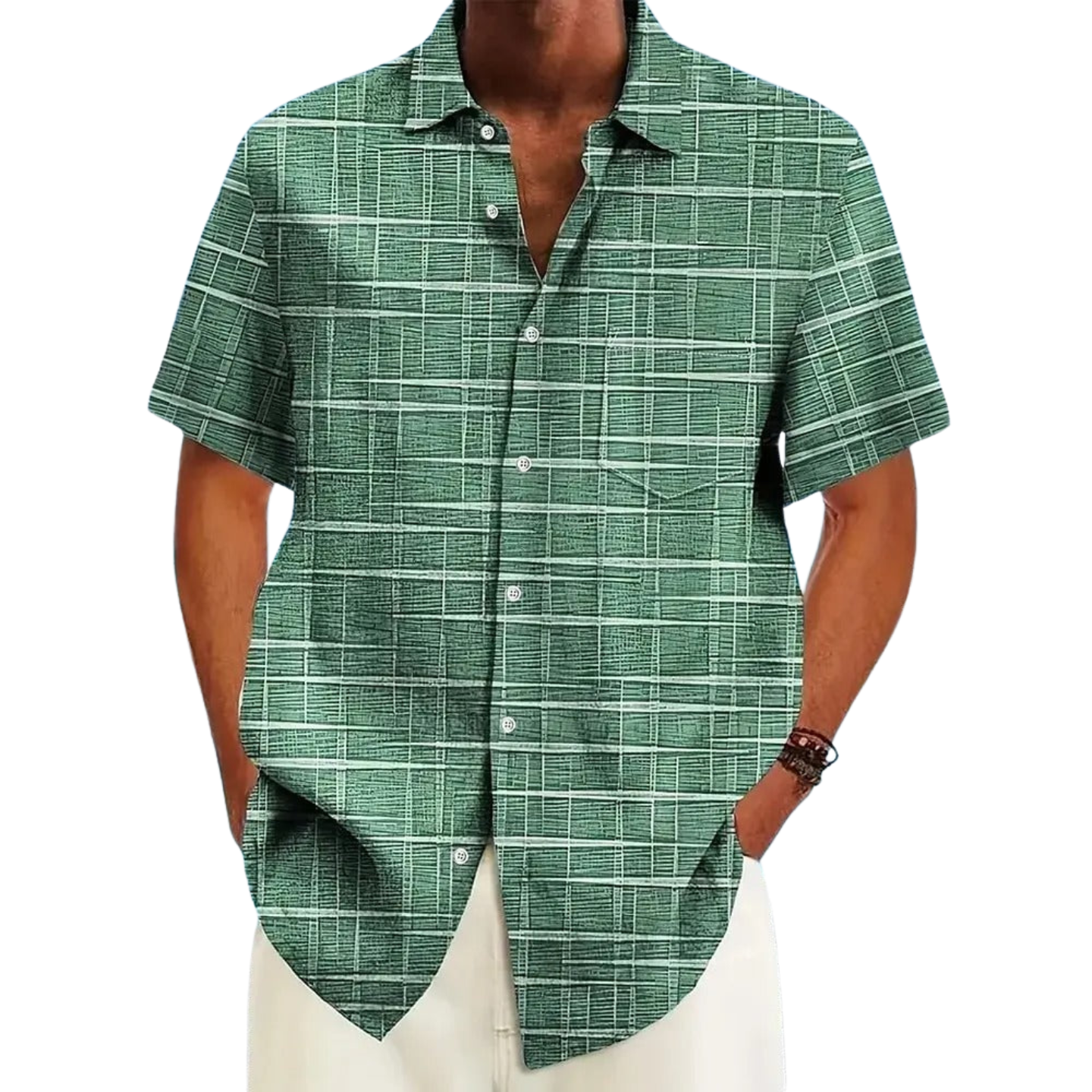 Vitoria™ | Chemise Chic à Rayures et Carreaux