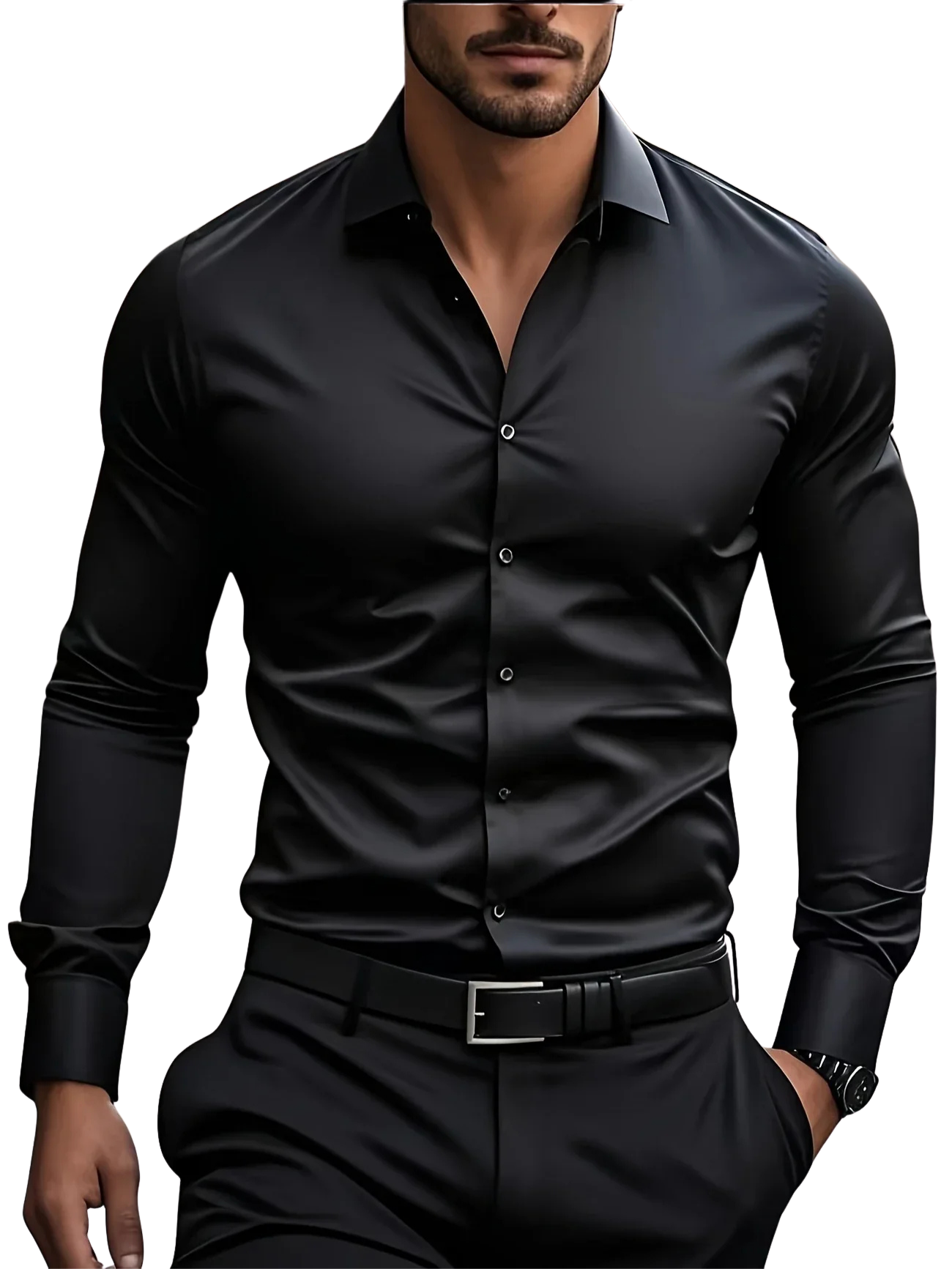 Vitoria™ | Chemise Longue Élégante à Boutons