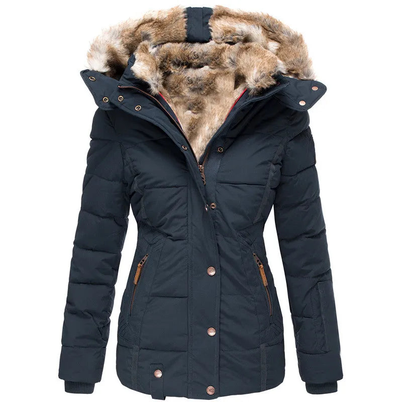 Vitoria™ | Manteau d'hiver douillet avec doublure en fausse fourrure