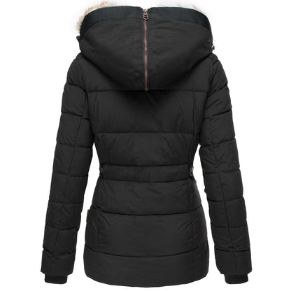 Corinne - Manteau d'hiver douillet avec doublure en fourrure