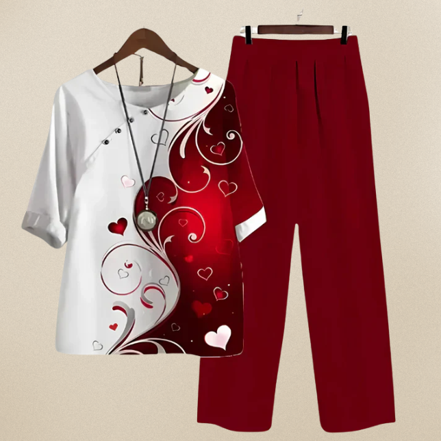 Katell – Ensemble élégant et confortable de chemise et pantalon