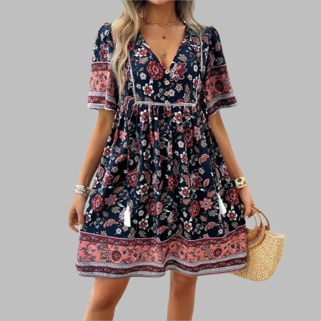 Lauraline - Élégante robe polyvalente et confortable