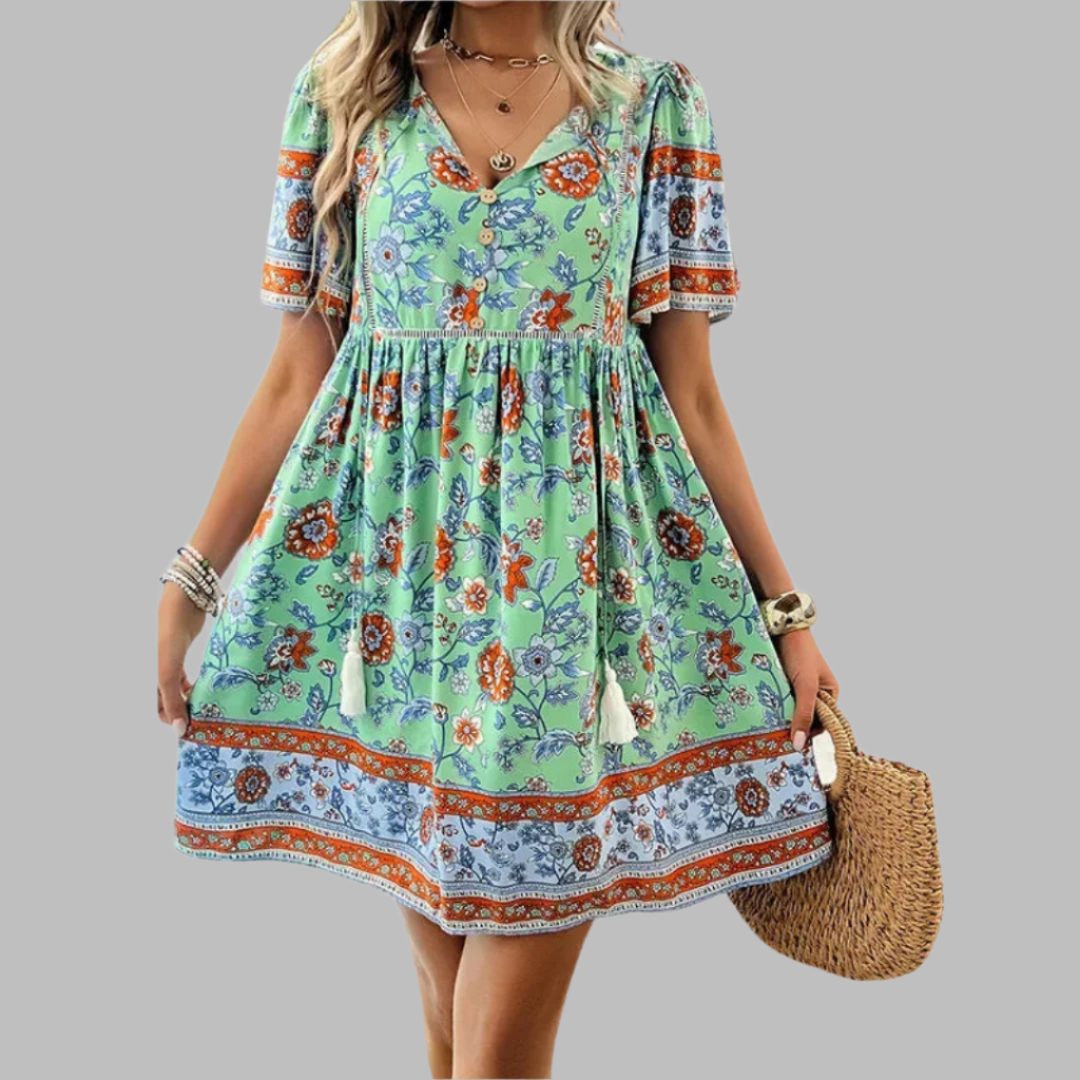 Lauraline - Élégante robe polyvalente et confortable