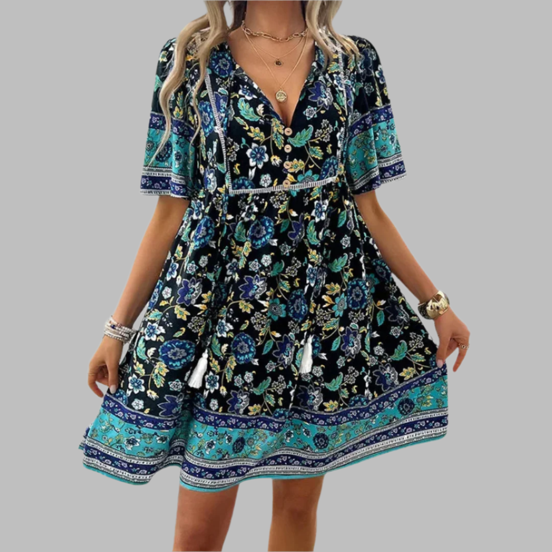 Lauraline - Élégante robe polyvalente et confortable