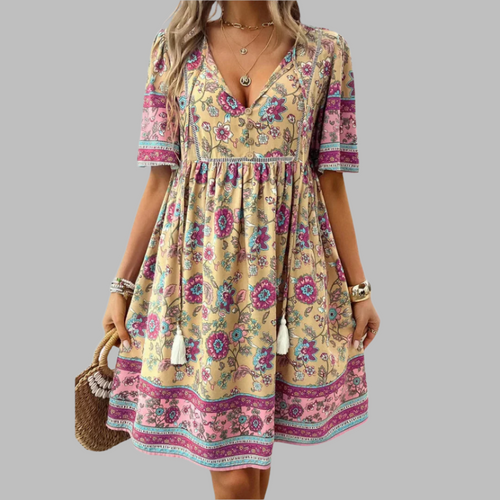 Lauraline - Élégante robe polyvalente et confortable
