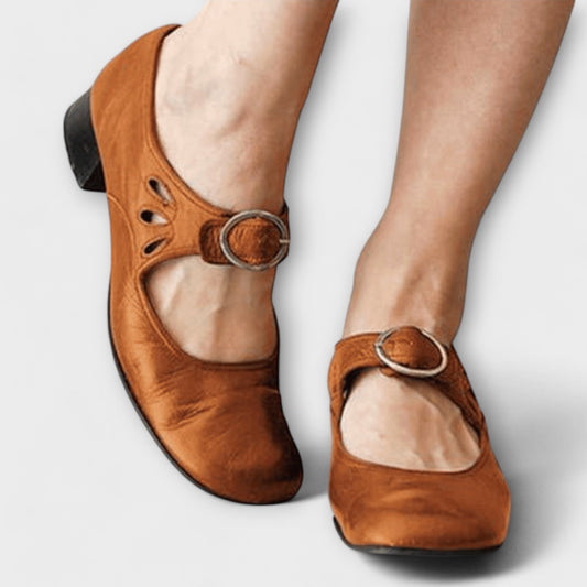 Solène - Sandale en cuir au design unique et au confort exceptionnel