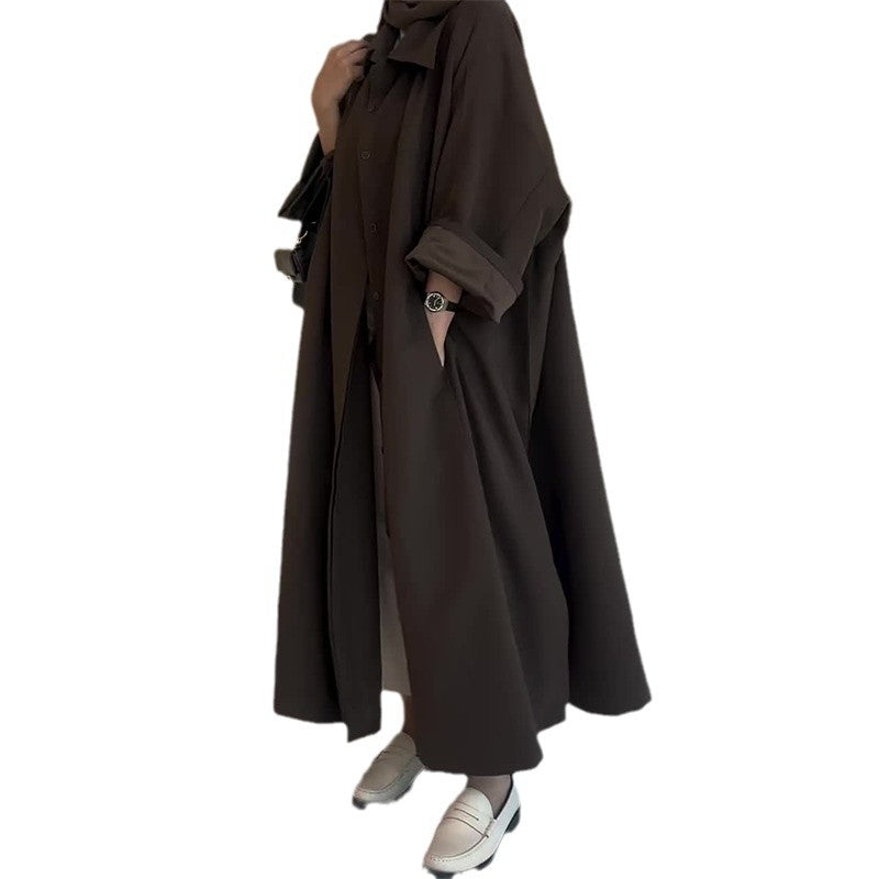 Calista - Élégant Manteau Long Oversize