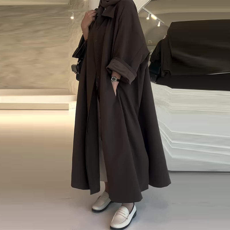 Calista - Élégant Manteau Long Oversize