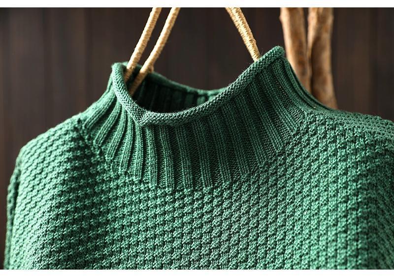 Anita - Pull en maille waffle chic et confortable