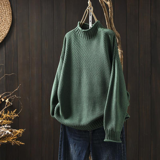 Anita - Pull en maille waffle chic et confortable