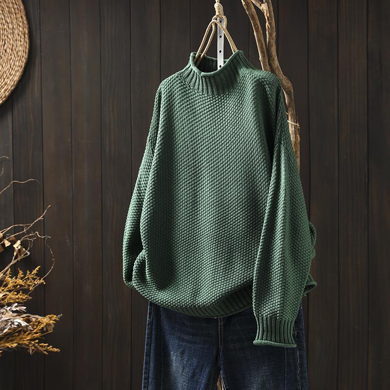 Anita - Pull en maille waffle chic et confortable