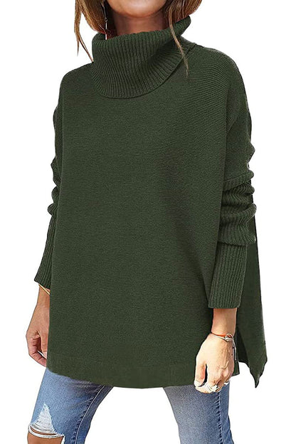 Isaline – Pull Oversize Douillet à Col Roulé