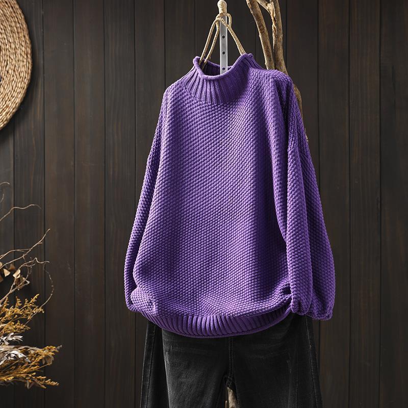 Anita - Pull en maille waffle chic et confortable