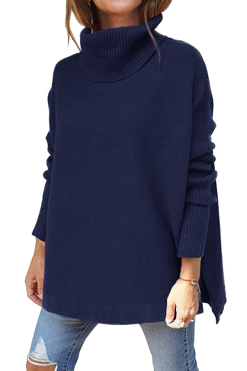 Isaline – Pull Oversize Douillet à Col Roulé