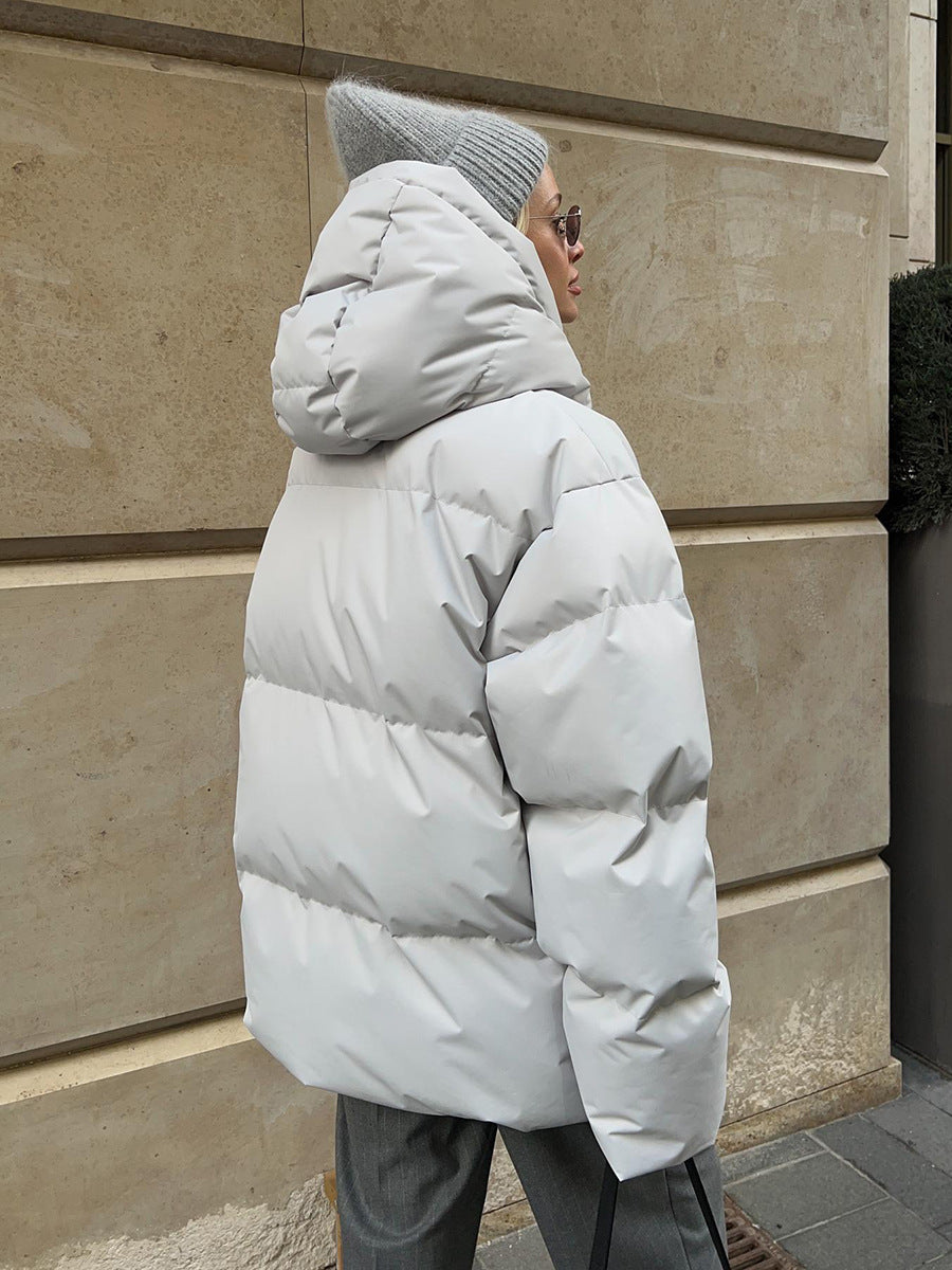 Isaure - Doudoune d'hiver contemporaine avec col douillet