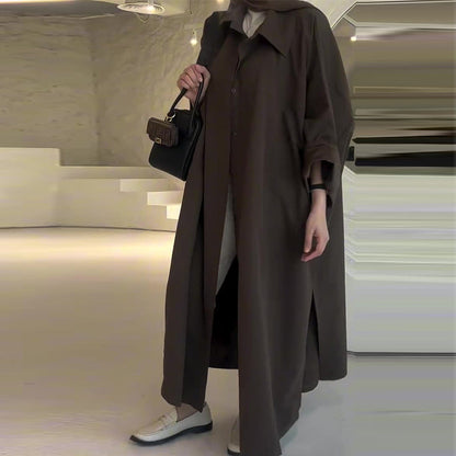 Calista - Élégant Manteau Long Oversize