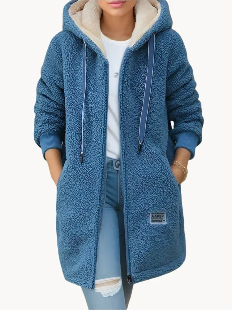 Malou - Élégante Veste Doublée en Polaire