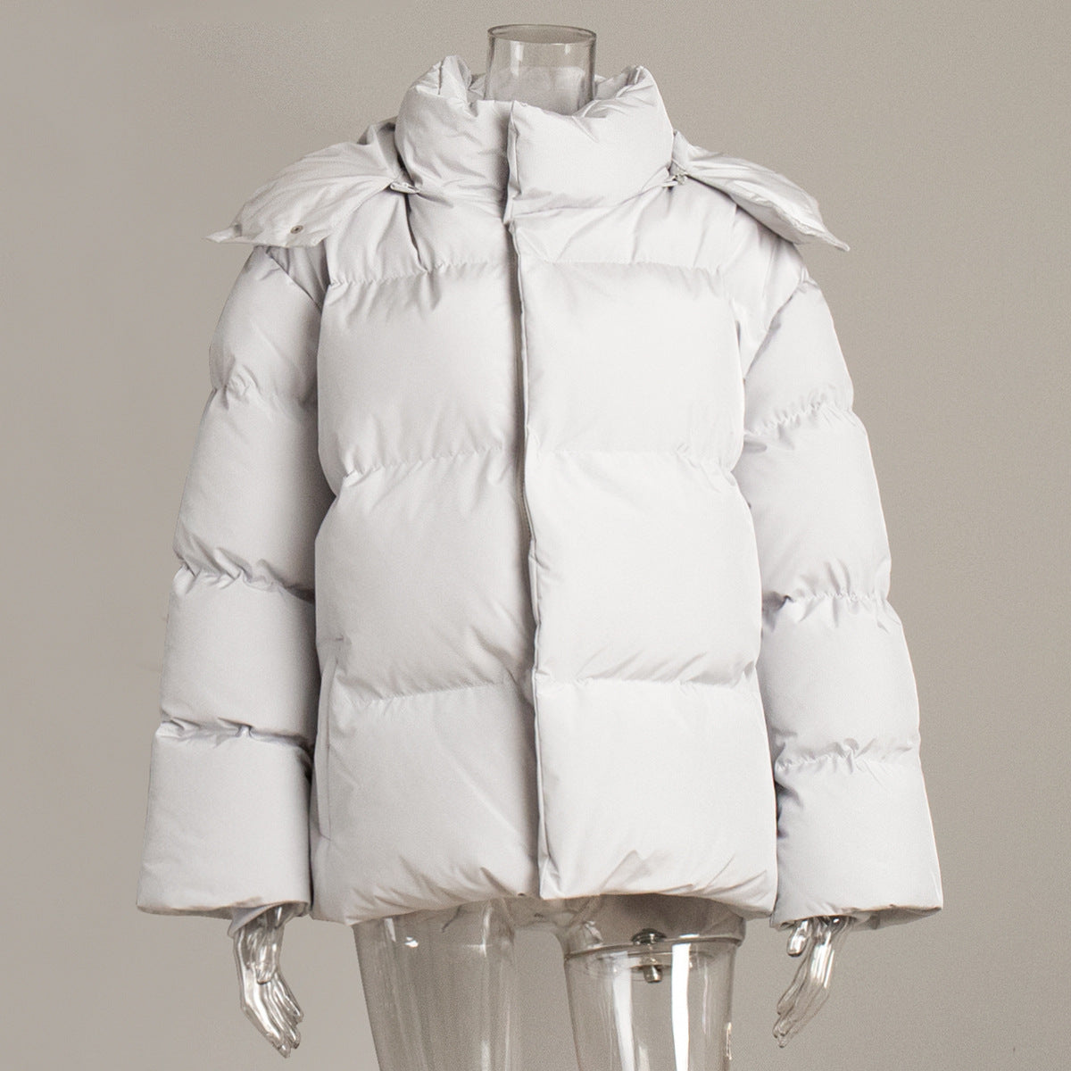 Isaure - Doudoune d'hiver contemporaine avec col douillet