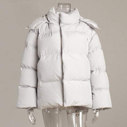 Isaure - Doudoune d'hiver contemporaine avec col douillet