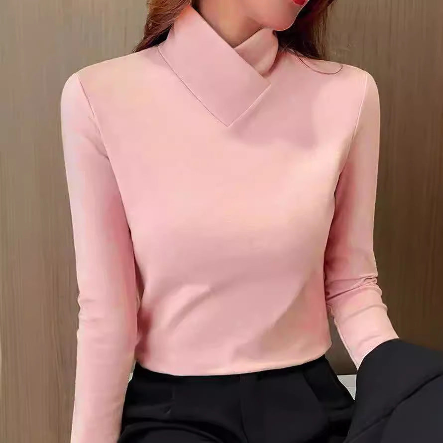Blanche - Pull Col Roulé Chic et Confortable