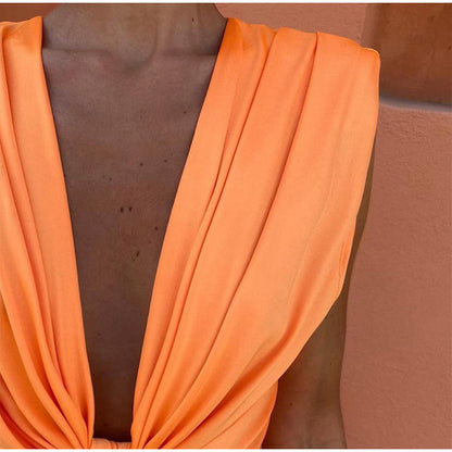 Mahaut – Élégante robe de soirée avec décolleté