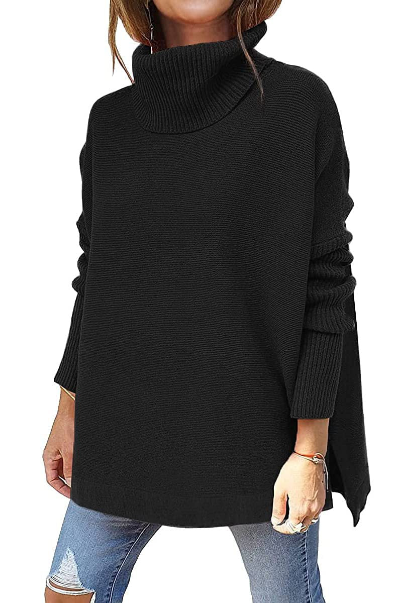 Isaline – Pull Oversize Douillet à Col Roulé