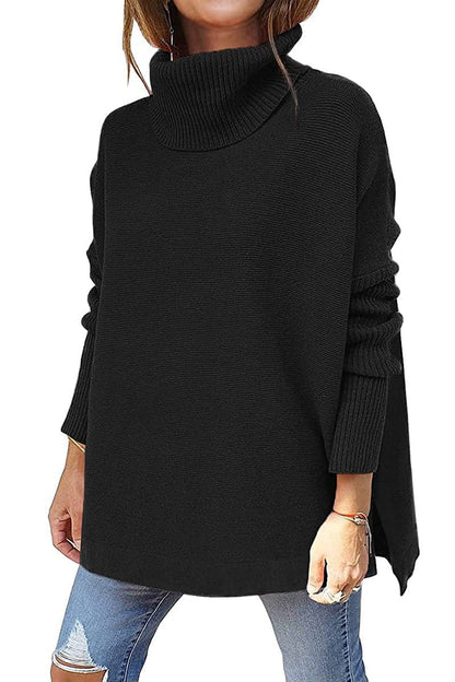 Isaline – Pull Oversize Douillet à Col Roulé