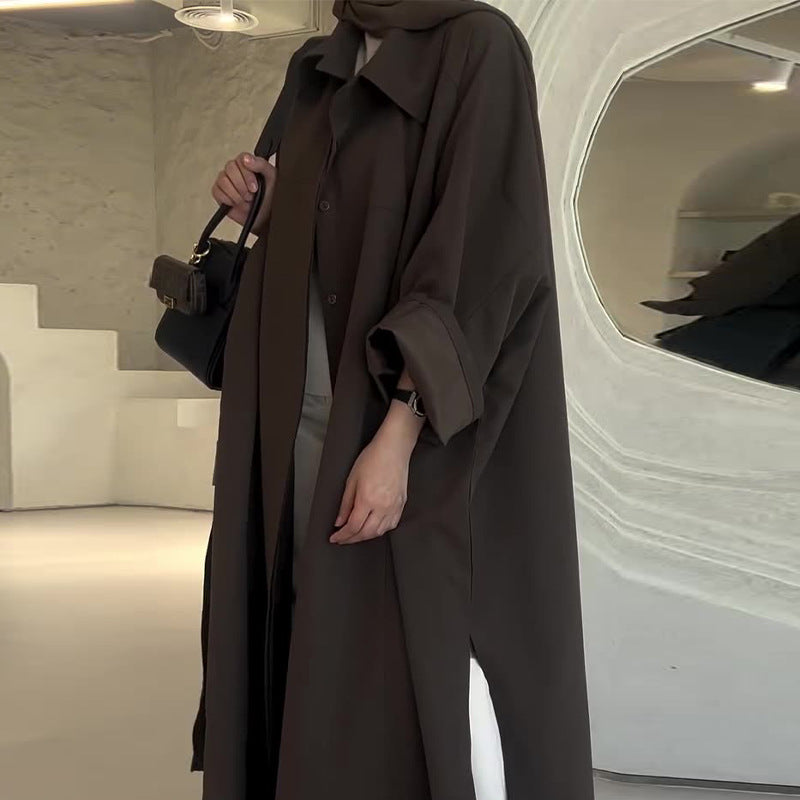 Calista - Élégant Manteau Long Oversize