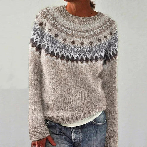Vittoria - Pull en laine vintage de qualité supérieure