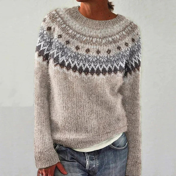 Vittoria - Pull en laine vintage de qualité supérieure