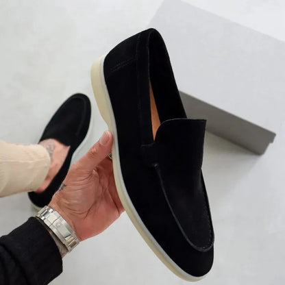 Fabrice – Élégants mocassins en suède