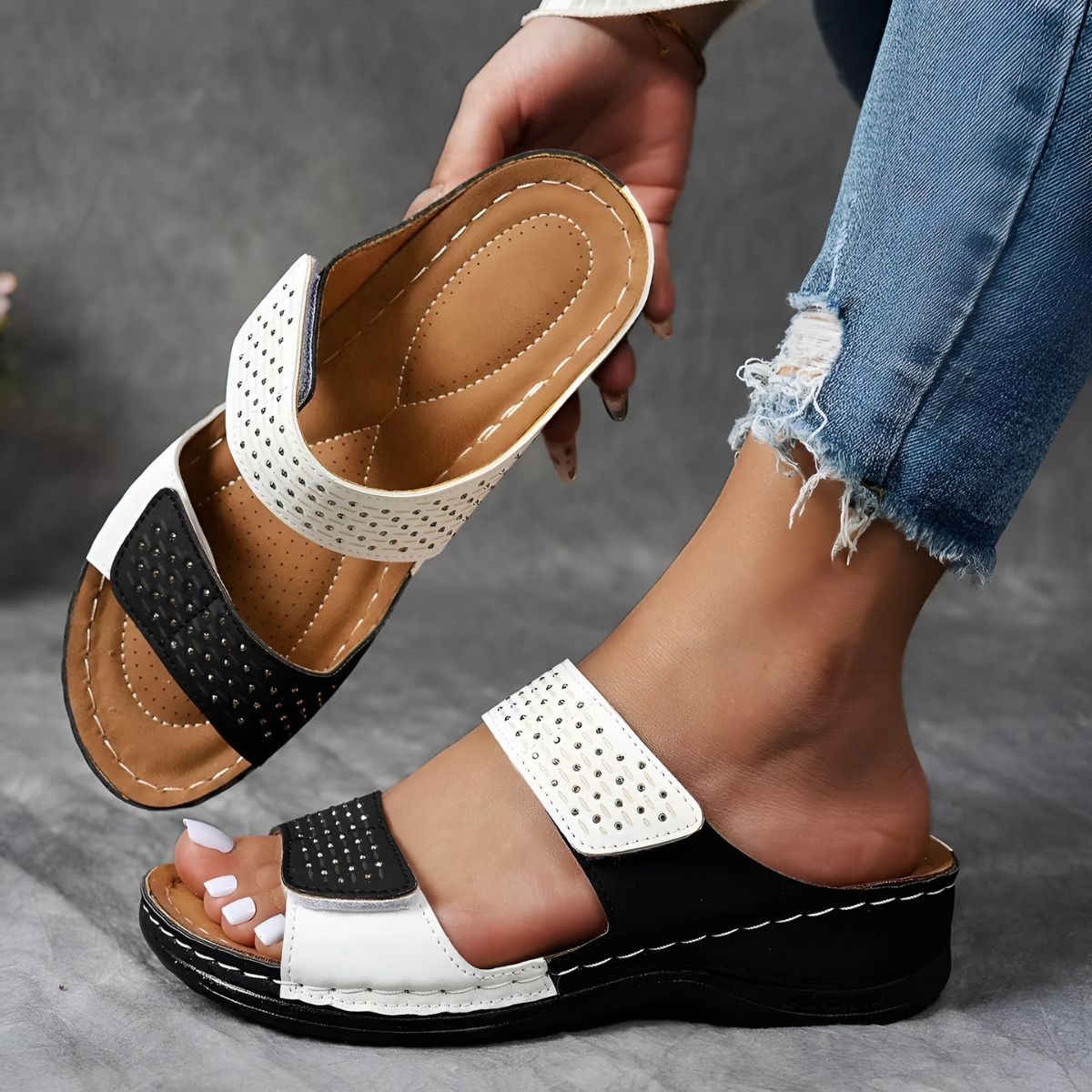 Théodora – Élégantes et confortables sandales orthopédiques