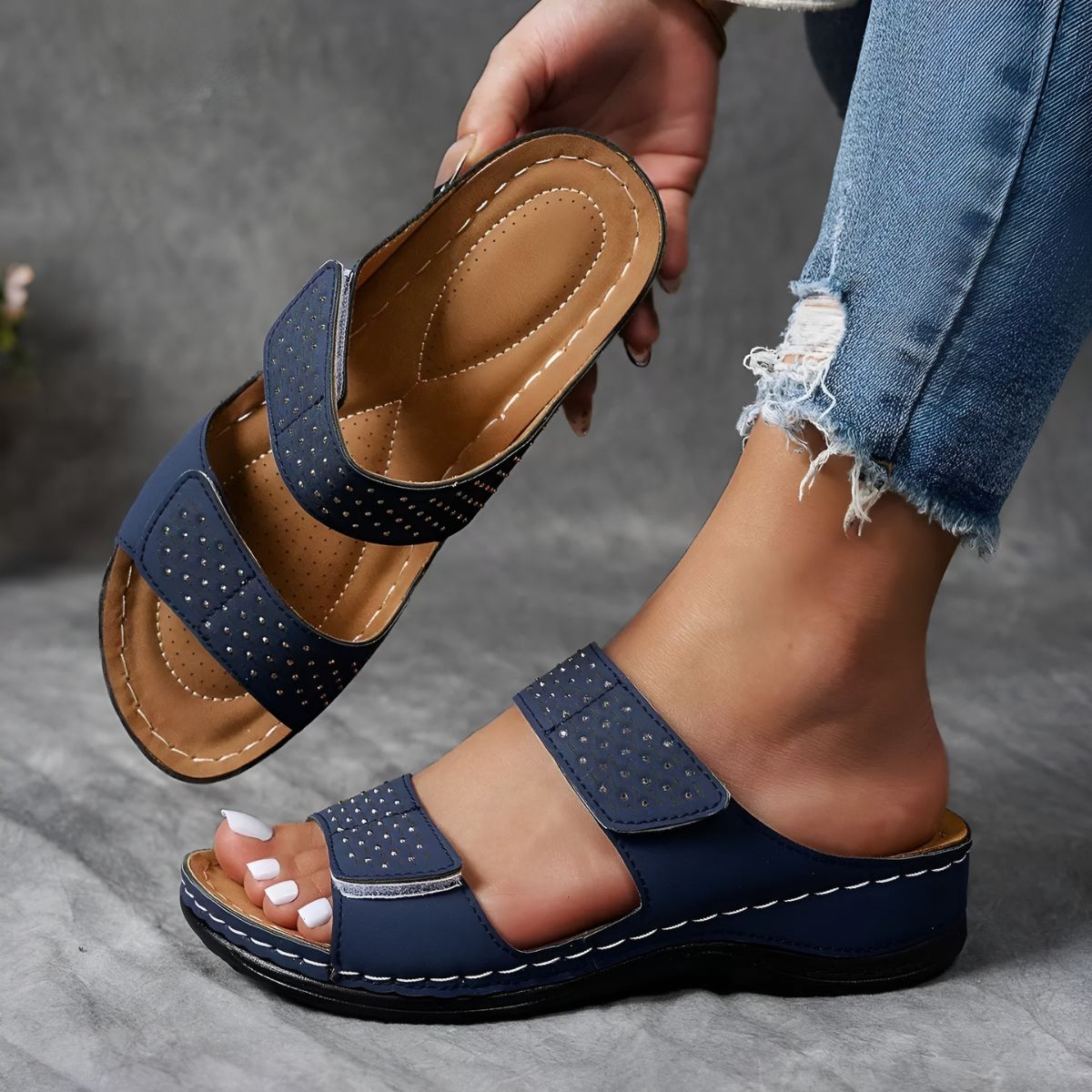 Théodora – Élégantes et confortables sandales orthopédiques