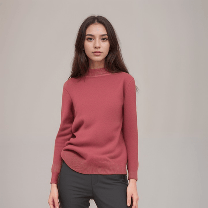 Dominique – Élégant et Chaud Pull en Polaire