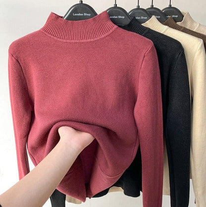 Dominique – Élégant et Chaud Pull en Polaire