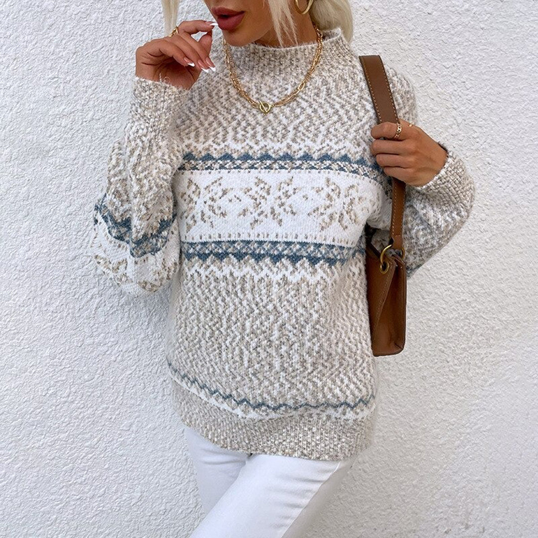 Xénia - Pull Vintage Confortable et Élégant