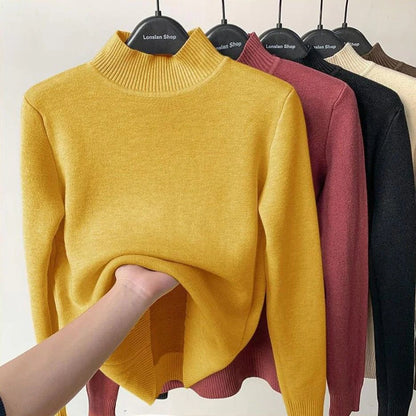 Dominique – Élégant et Chaud Pull en Polaire