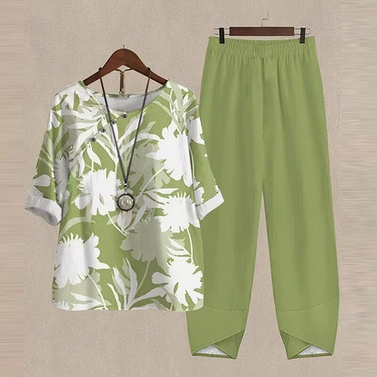 Katell – Ensemble élégant et confortable de chemise et pantalon