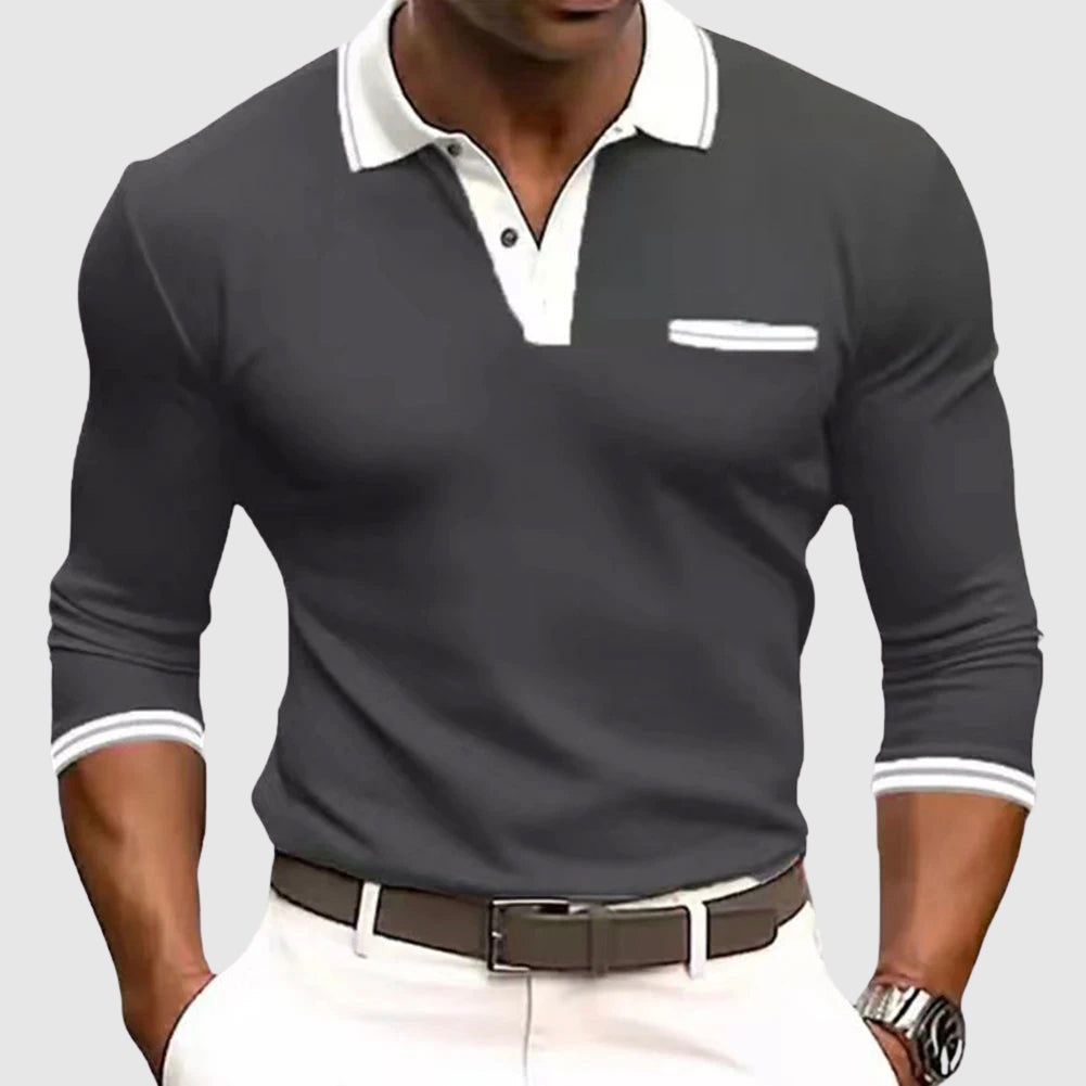 vitoria™ - Chemise Élégante avec Détails Contrastés