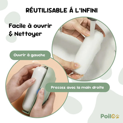 Rouleau Anti-poils et peluches réutilisable XL