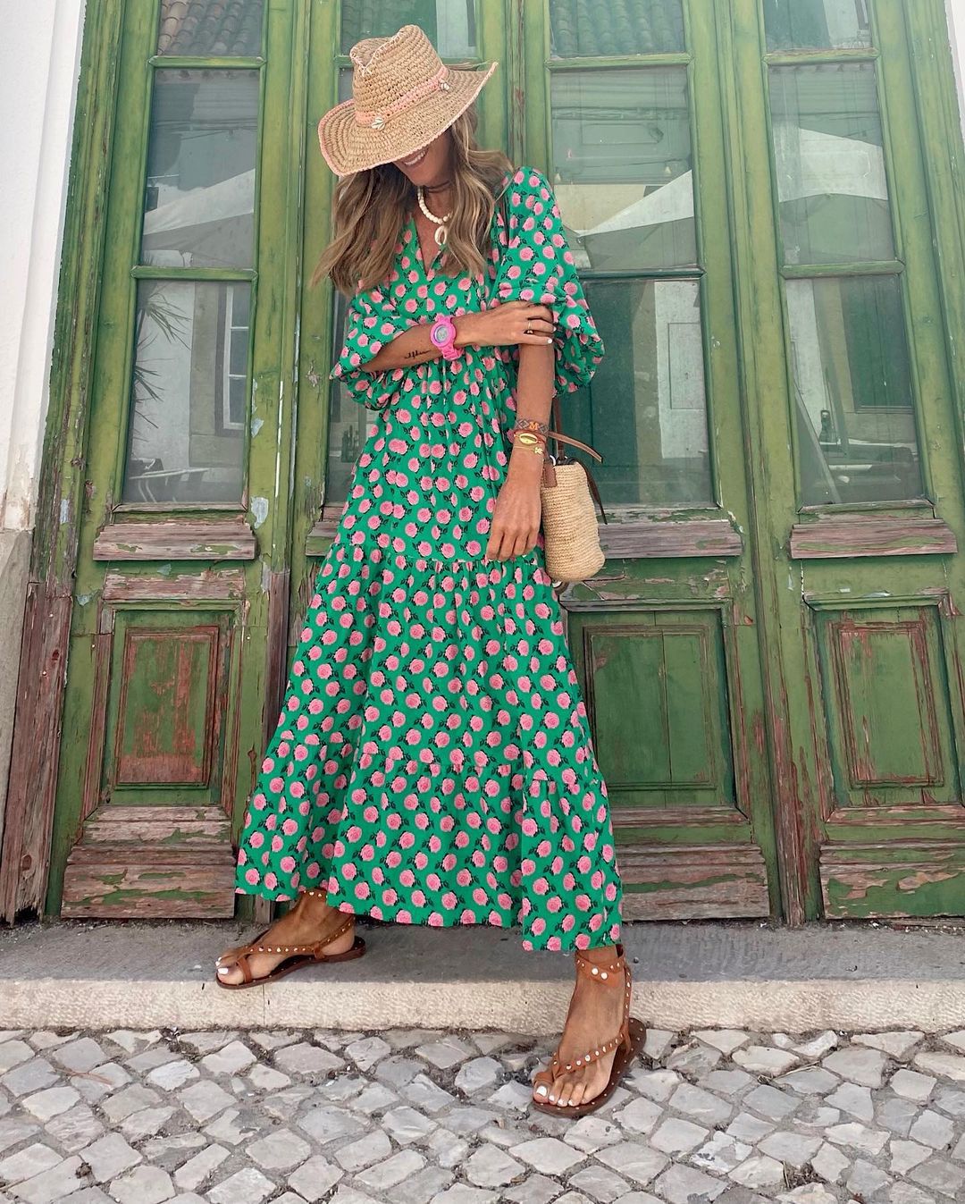 Perrine – Élégante Robe Maxi Bohème
