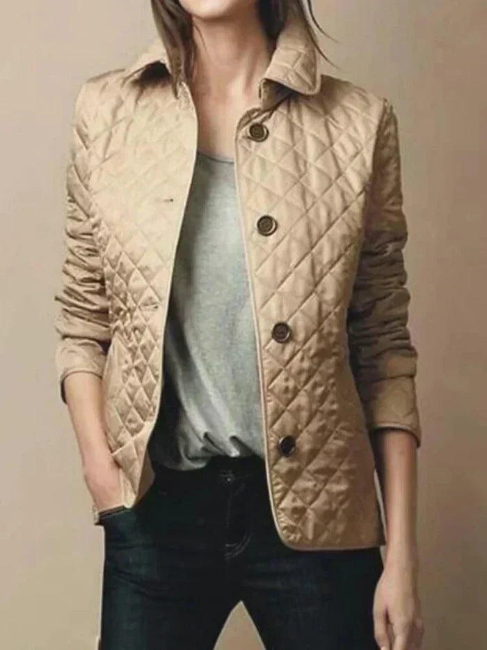 Zina - Veste en soie et coton à coupe élégante