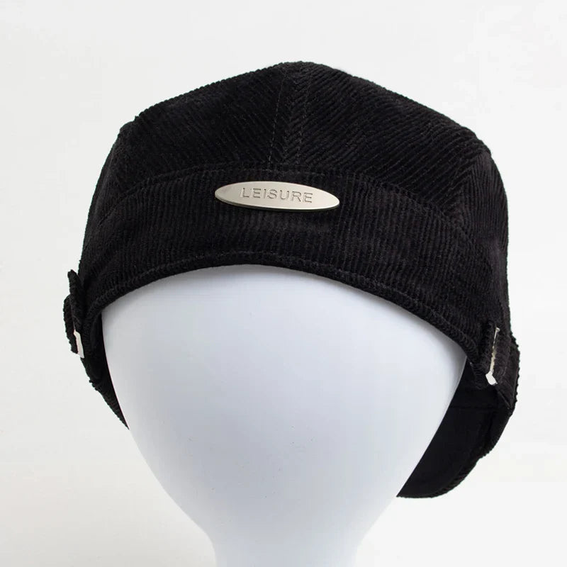 Lenoir™ | Casquette en Velours Côtelé Élégante