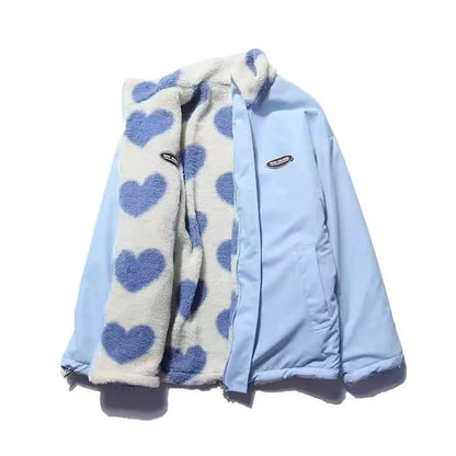 Laetitia - Veste réversible avec accents en forme de cœur