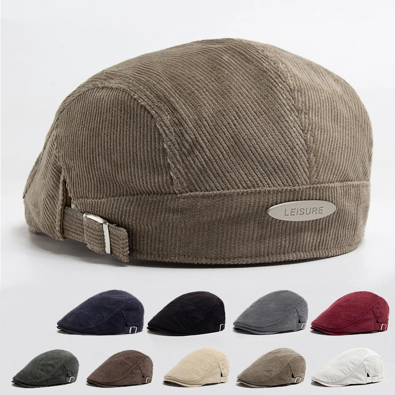 Lenoir™ | Casquette en Velours Côtelé Élégante