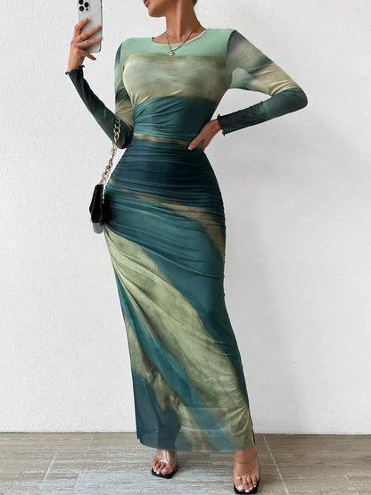 Ernestine – Élégante robe longue et fluide