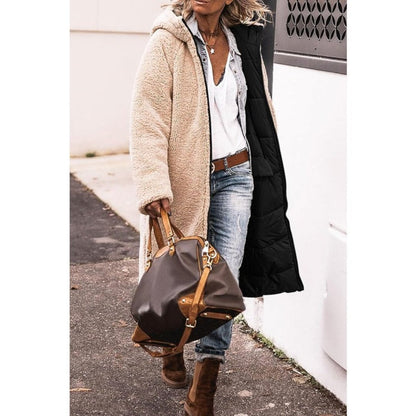Héloïse - Manteau réversible chic et douillet