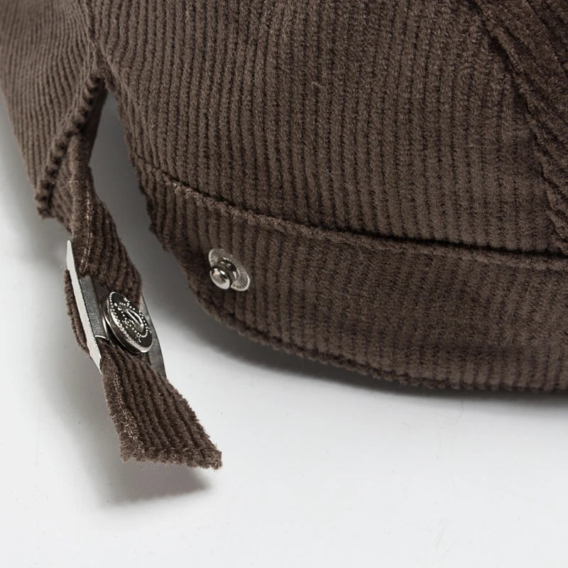 Lenoir™ | Casquette en Velours Côtelé Élégante