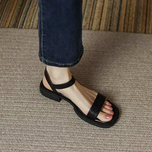 Honorine – Sandales Chic avec Semelle en Cuir