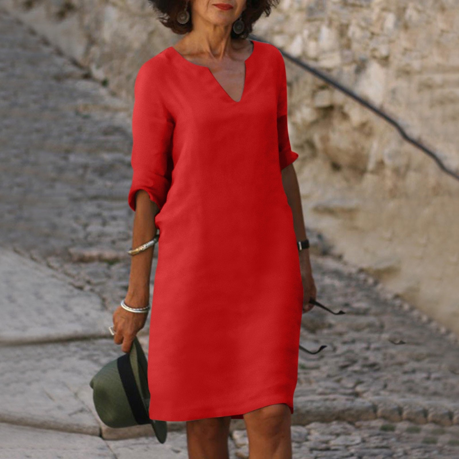 Agnès – Élégante Robe Fluide